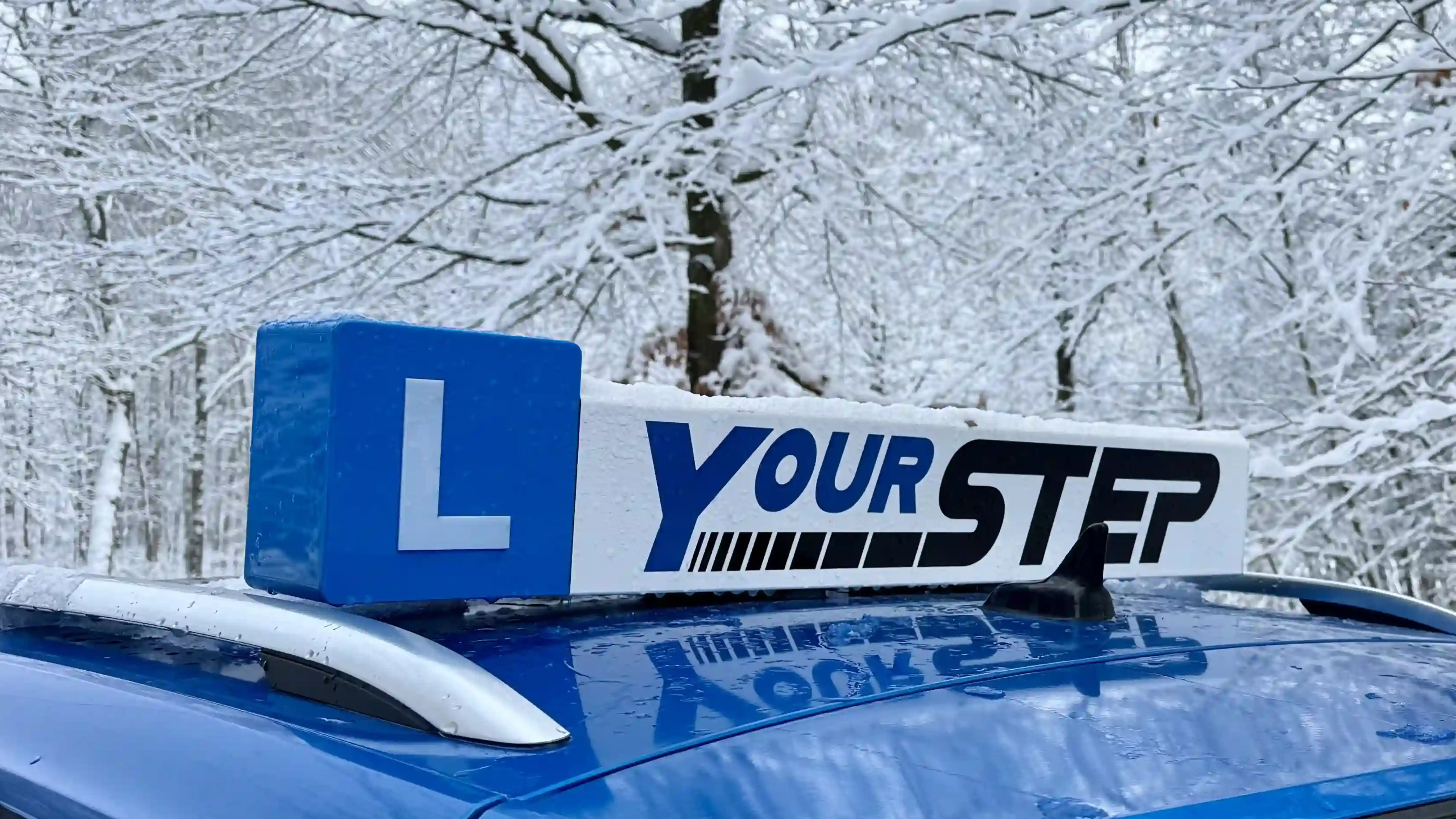 Dakbord van de lesauto